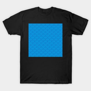 Blue Japanese Waves T-Shirt